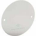 Bell Electrical Box Cover, Round, Steel, Blank/Flat 5374-1